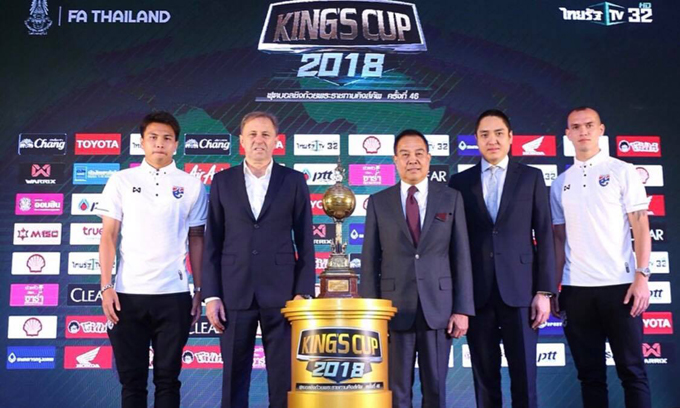 Lịch thi đấu và trực tiếp King's Cup 2018