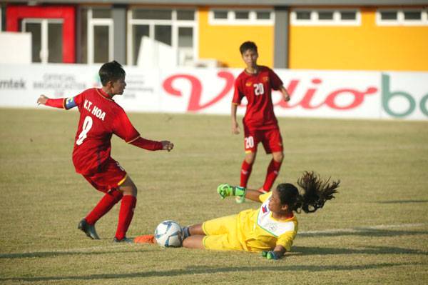 Kết quả U16 nữ Việt Nam vs U16 nữ Philippines (FT 3-0): Giữ vững ngôi đầu