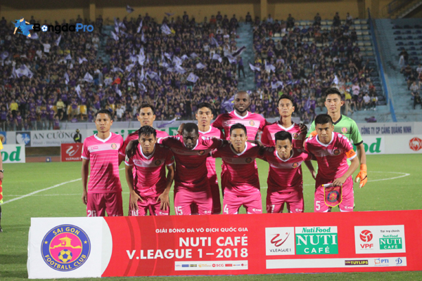 Lịch thi đấu bóng đá V.League 2018 hôm nay (18/5): Sài Gòn FC vs Sanna Khánh Hòa
