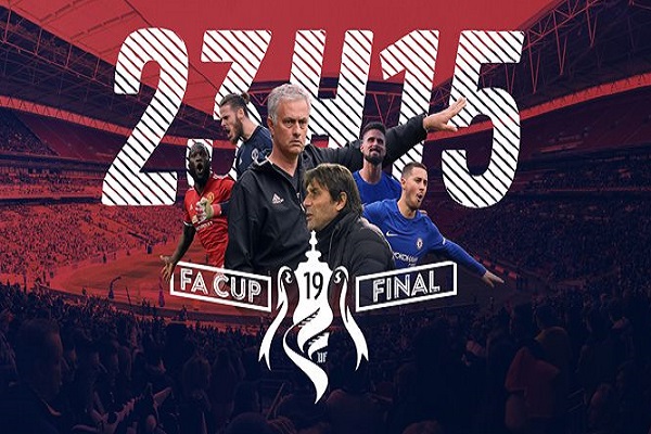 Trực tiếp chung kết FA Cup MU vs Chelsea trên kênh nào?