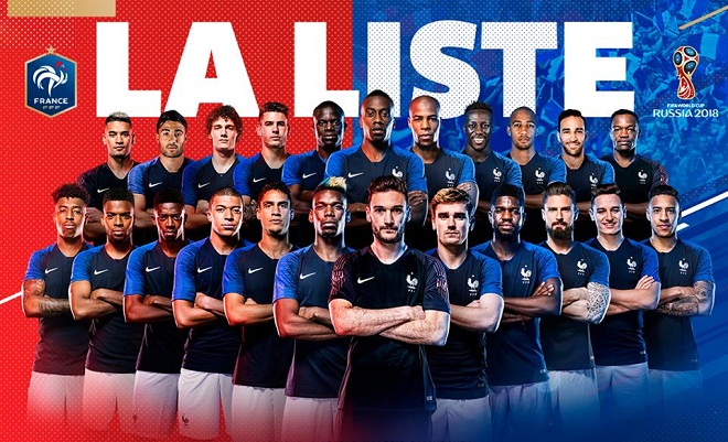 ĐT Pháp chốt danh sách dự World Cup 2018: Martial và Lacazette bị loại