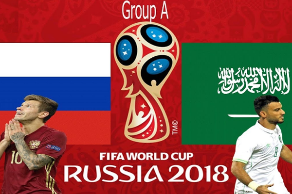 Lịch World Cup 2018 hôm nay (14/6): Nga vs Saudi Arabia
