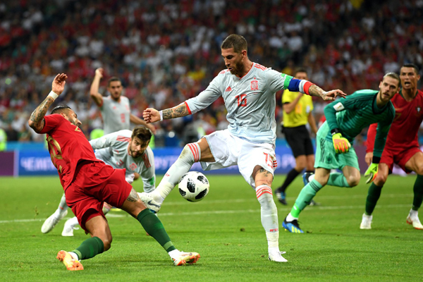 Kết quả bảng B World Cup 2018: Bồ Đào Nha 3-3 Tây Ban Nha