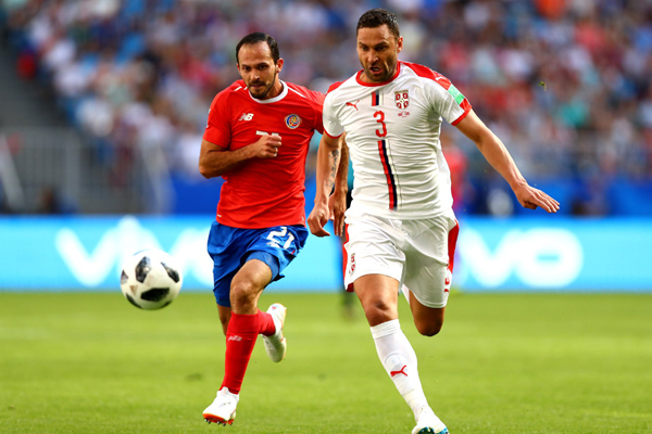 Kết quả Costa Rica 0-1 Serbia: Ronaldo cũng phải chào thua siêu phẩm đá phạt của Kolarov