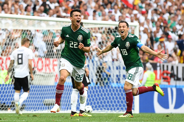 Kết quả Đức 0-1 Mexico: Cú sốc đầu tiên tại World Cup 2018