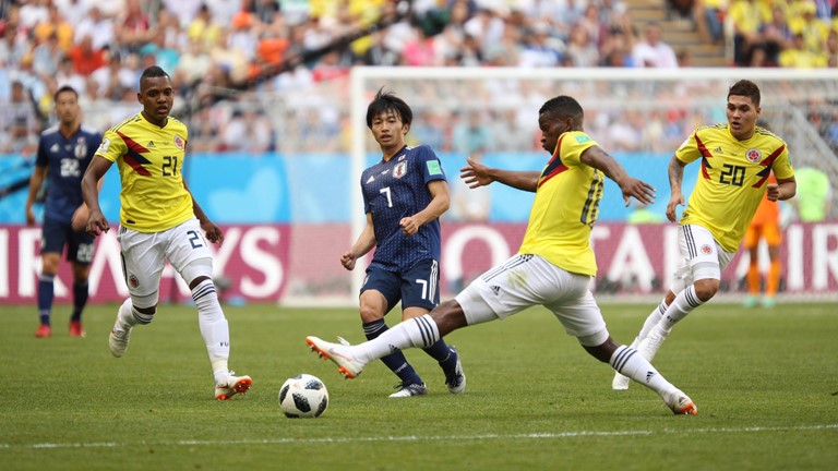 Kết quả Colombia vs Nhật Bản: Kagawa nổ súng, Nhật Bản giành 3 điểm đầu tay