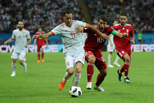 Kết quả Iran 1-0 Tây Ban Nha: Diego Costa được 'biếu' bàn thắng, TBN nhọc nhằn giành 3 điểm