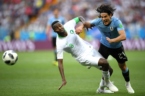 Kết quả bảng A World Cup 2018 lượt 2: Uruguay 1-0 Saudi Arabia