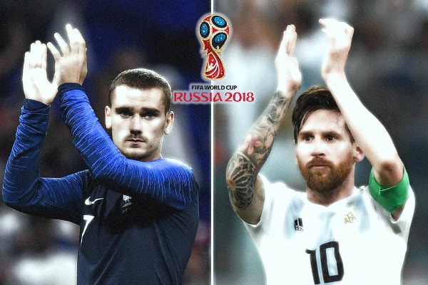 Kênh chiếu vòng 1/8 World Cup 2018: Pháp vs Argentina
