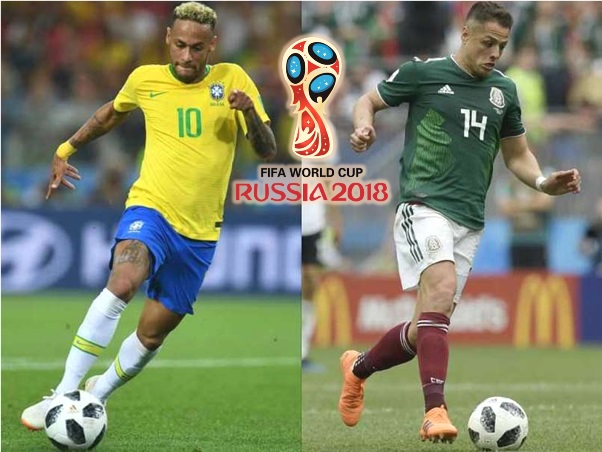 Lịch phát sóng World Cup hôm nay 2/7: Brazil vs Mexico