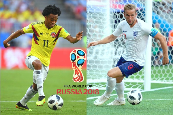 Lịch phát sóng World Cup hôm nay 3/7: Colombia vs Anh