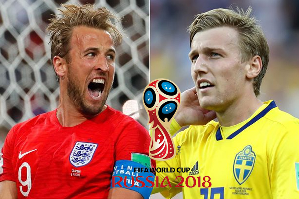 Lịch sử đối đầu Anh vs Thụy Điển trước vòng tứ kết World Cup 2018