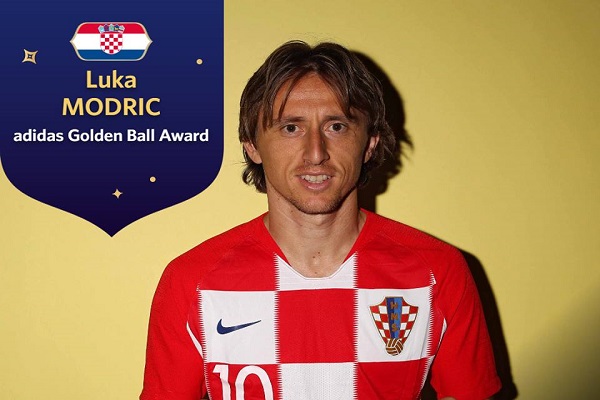 Luka Modric xuất sắc giành Quả bóng vàng World Cup 2018
