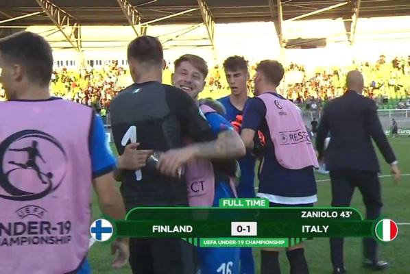 Kết quả bóng đá hôm nay (17/7): U19 Phần Lan 0-1 U19 Italia