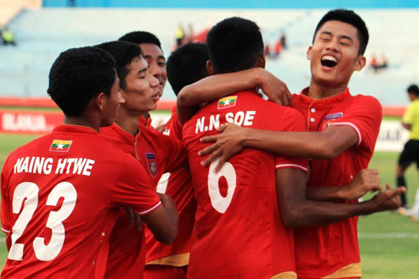 Kết quả U16 Myanmar 4-1 U16 Campuchia, bảng A U16 Đông Nam Á 2018