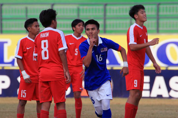 Kết quả U16 Malaysia 4-0 U16 Singapore: Chiến thắng dễ dàng