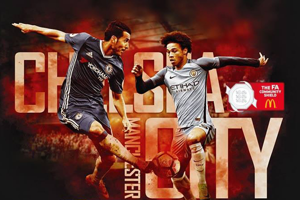 Lịch thi đấu bóng đá hôm nay (5/8): Man City vs Chelsea