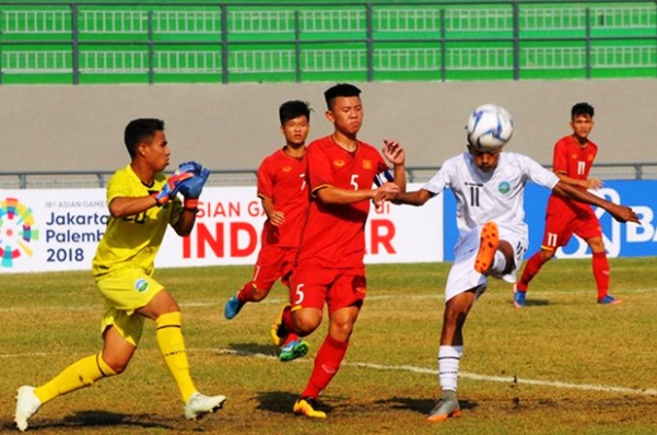 Video bàn thắng U16 Việt Nam vs U16 Myanmar (U16 Đông Nam Á 2018)