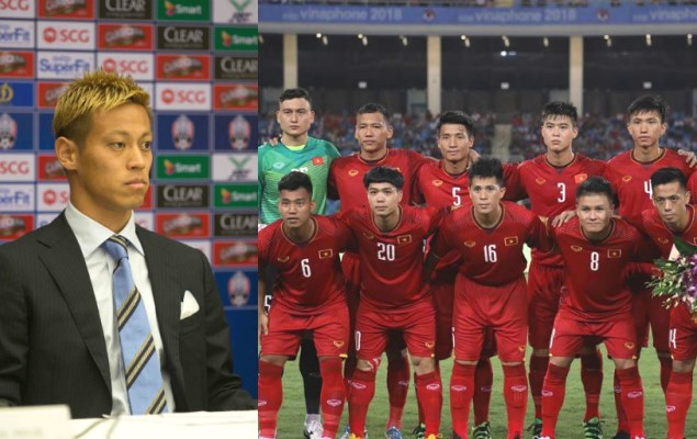 SỐC: Keisuke Honda dẫn dắt ĐT Campuchia, sẵn sàng 'chiến' ĐT Việt Nam ở AFF Cup 2018