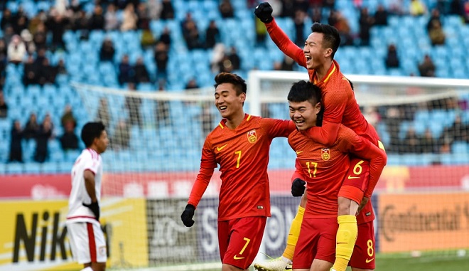 Diễn biến U23 Trung Quốc 6-0 U23 Timor Leste (bóng đá nam ASIAD 2018)