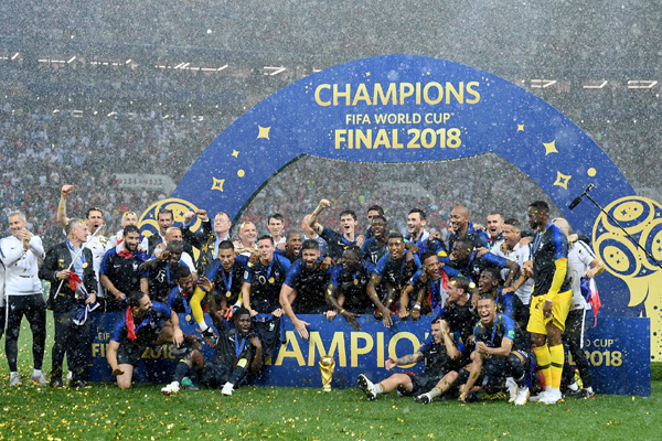 BXH FIFA tháng 8/2018: Pháp lên số 1 sau chức vô địch World Cup 2018