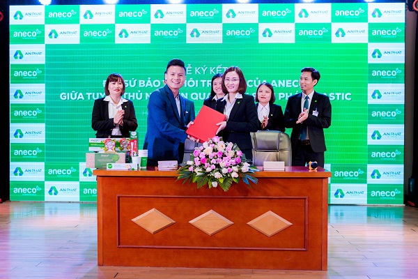 Tuyển thủ Quang Hải chính thức trở thành Đại sứ bảo vệ môi trường của AnEco