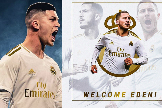 Đội hình Real Madrid 2019: Eden Hazard "tiếp đạn" cho Luka Jovic