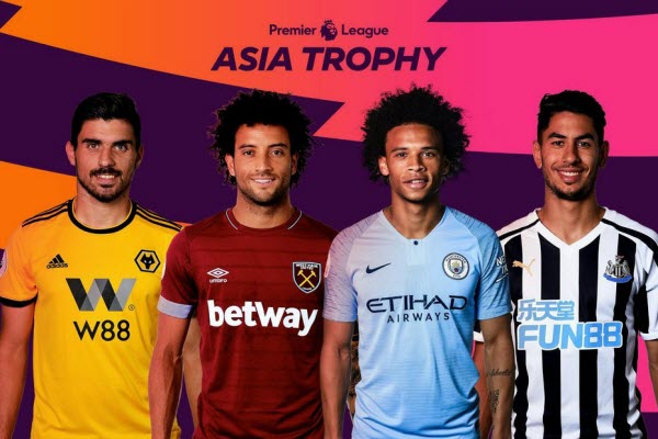 Trực tiếp Premier League Asia Trophy 2019 trên kênh nào?