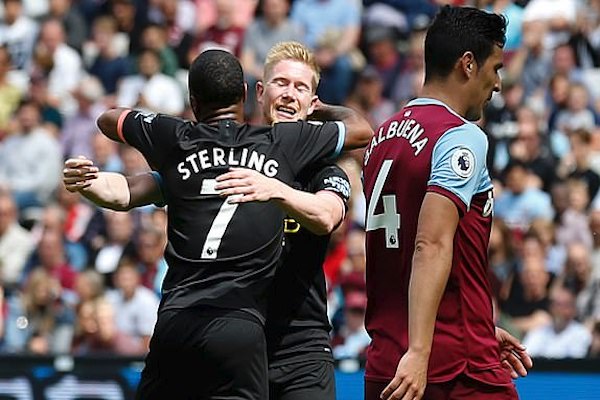 West Ham 0-5 Man City: Sterling ghi hat-trick, ĐKVĐ khởi đầu mỹ mãn