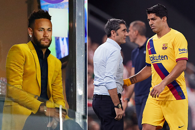 Suarez chấn thương, Barca tức tốc đón bằng được Neymar