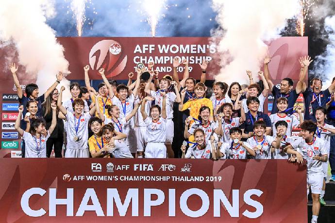 ĐT nữ Việt Nam đã vô địch AFF Cup nữ mấy lần, vào những năm nào?