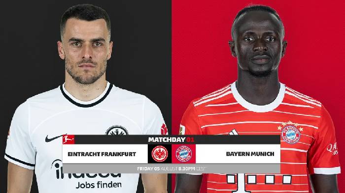 Link xem trực tiếp Eintracht Frankfurt vs Bayern Munich, 1h30 ngày 6/8