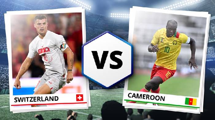 Xem trực tiếp Thụy Sĩ vs Cameroon, 17h00 ngày 24/11 ở đâu, trên kênh nào?
