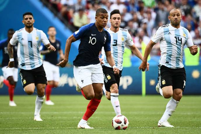 Trận Argentina vs Pháp ai cửa trên, chấp mấy trái?
