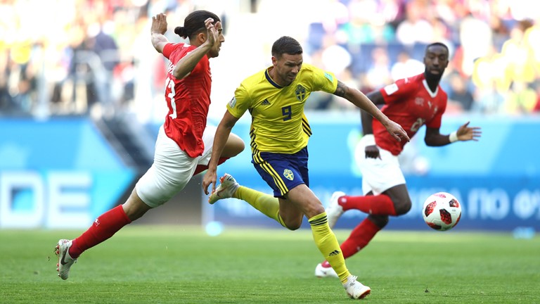 Thụy Điển vs Thụy Sĩ (1-0): Thụy Điển vào tứ kết xứng đáng