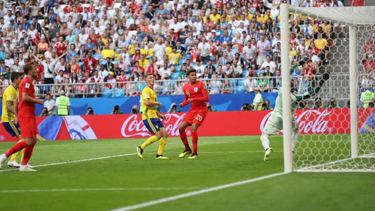 Kết quả Anh 2-0 Thụy Điển: Tam Sư vào bán kết World Cup 2018