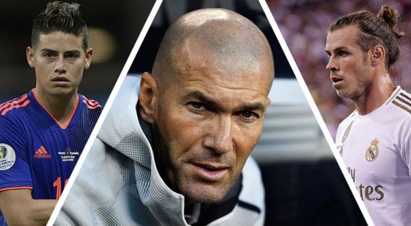 Zidane bất ngờ “cầu cạnh” Gareth Bale và James Rodriguez