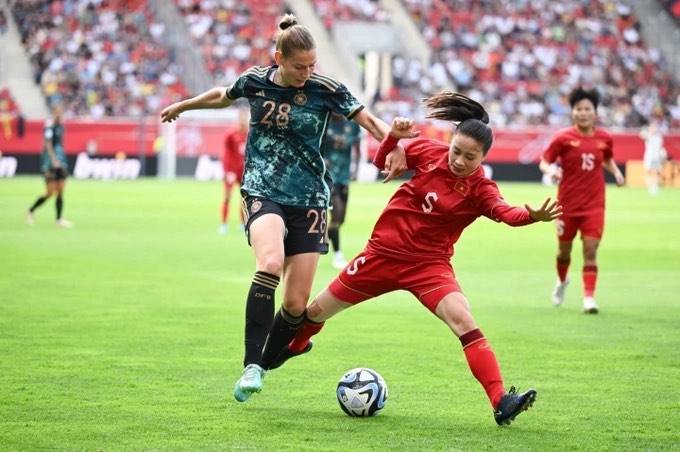 Ngắm nhìn Thanh Nhã, Hoàng Loan đẹp ‘hoa nhường’ trong chuyến tập huấn châu Âu trước World Cup nữ 2023 - Ảnh 11