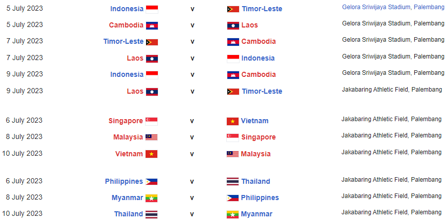 Lịch thi đấu giải U19 nữ Đông nam Á 2023 mới nhất hôm nay - Ảnh 2