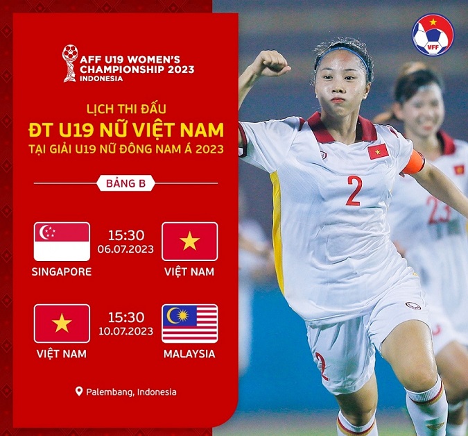 Xem trực tiếp U19 nữ Việt Nam đá U19 nữ Đông nam Á 2023 ở đâu, kênh nào? - Ảnh 1