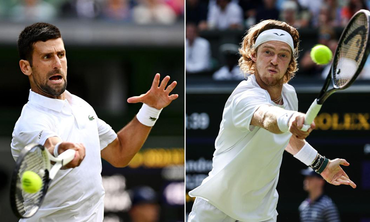Link xem trực tiếp tennis Wimbledon hôm nay 11/7: Rublev vs Djokovic - Ảnh 1