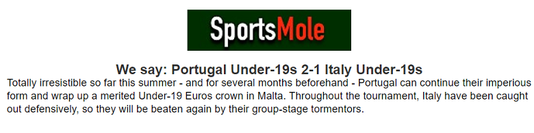 Jonathan O'Shea dự đoán U19 Bồ Đào Nha vs U19 Italia, chung kết U19 châu Âu 2023 - Ảnh 1