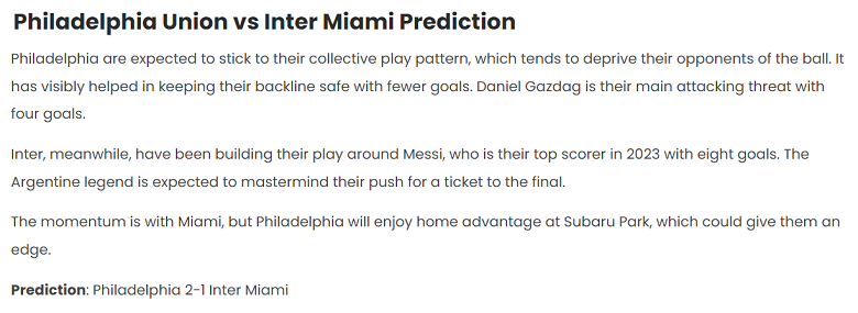 Kingsley Kobo dự đoán Philadelphia vs Inter Miami, 6h ngày 16/8 - Ảnh 1
