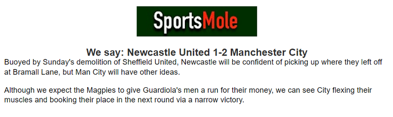 Ben Morris dự đoán Newcastle vs Man City, 2h ngày 28/9 - Ảnh 1