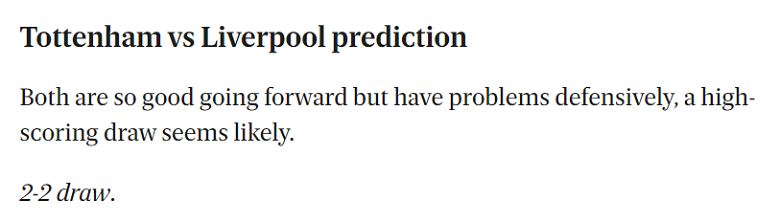 Jonathan Gorrie dự đoán Tottenham vs Liverpool, 23h30 ngày 30/9 - Ảnh 1