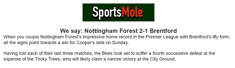 Ben Morris dự đoán Nottingham Forest vs Brentford, 20h ngày 1/10 - Ảnh 1