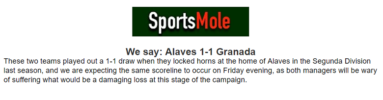 Chuyên gia Matt Law dự đoán Alaves vs Granada, 3h ngày 25/11 - Ảnh 1