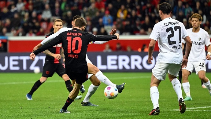 MU quan tâm đến tiền đạo Florian Wirtz của Leverkusen - Ảnh 2