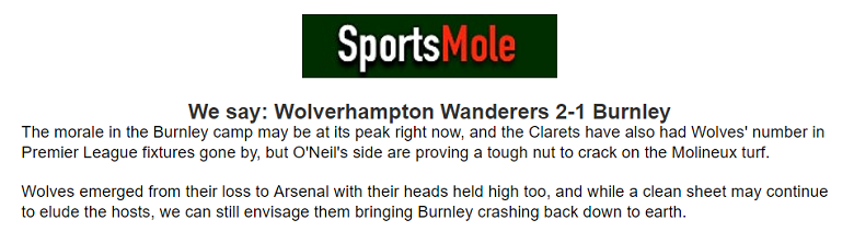Chuyên gia Ben Knapton dự đoán Wolves vs Burnley, 2h30 ngày 6/12 - Ảnh 1