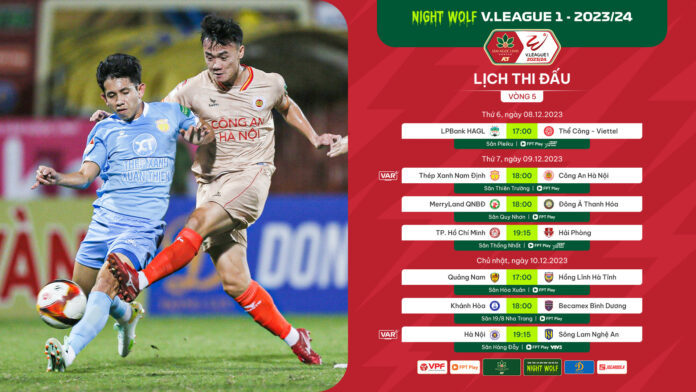 Lịch thi đấu và trực tiếp vòng 5 V.League 2023/24: HAGL vs Thể Công Viettel - Ảnh 1